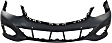 Front Primed Bumper Cover, Sedan/Wagon, For Models Without AMG Package, With Parking Aid Sensor Holes