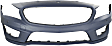 Front Primed Bumper Cover, 4 Cyl., 2.0L Engine, For Models With Parking Aid Sensor Holes and AMG Styling Package