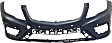Front Primed Bumper Cover, With Park Sensor and Headlight Washer Holes, For Models With AMG Styling Package