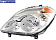 Driver Side Halogen Headlight, With bulb(s), OE Replacement, CAPA Certified