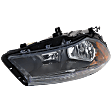 Passenger Side Headlight, with Bulb, Halogen, Clear Lens, 4 Cyl., 2.0L Engine, CAPA Certified