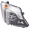 Passenger Side Headlight, with Bulb, Halogen, Clear Lens, Base Model