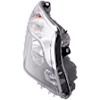 Passenger Side Headlight, with Bulb, Halogen, Clear Lens, Base Model