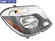 2017 Mercedes Benz Sprinter 3500 - Passenger Side Halogen Headlight, With bulb(s), OE Comparable Finish, CAPA Certified