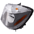 Driver Side Headlight, with Bulb, Halogen, Clear Lens, Base Model, CAPA Certified