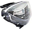 Passenger Side Headlight, with Bulb, Halogen, For Models Without Special Edition Package (Code P37) and Sportline Package (Code 952), Production Date From February 9 2007