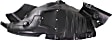 Front, Passenger Side, Front Section Fender Liner, Coupe/Convertible