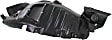 Front, Passenger Side, Front Section Fender Liner, Coupe/Convertible