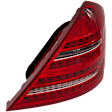 Passenger Side Tail Light, with Bulb, Halogen, Clear and Red Lens