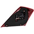 Driver Side Tail Light, with Bulb, Halogen, Clear and Red Lens
