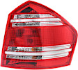 Passenger Side Tail Light, with Bulb, Halogen, Clear and Red Lens