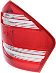 Passenger Side Tail Light, with Bulb, Halogen, Clear and Red Lens