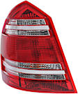 Driver Side Tail Light, with Bulb, Halogen, Clear and Red Lens