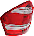 Driver Side Tail Light, with Bulb, Halogen, Clear and Red Lens