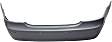 Rear Primed Bumper Cover, With Parking Aid Sensor Holes, For Models Without Sport Package, Except S63