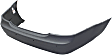 Rear Primed Bumper Cover, With Parking Aid Sensor Holes, For Models Without Sport Package, Except S63
