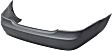 Rear Primed Bumper Cover, For Models Without Parking Aid Sensor Holes and Sport Package, Except S63