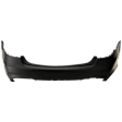 Rear Primed Bumper Cover, Sedan, Without Parking Aid Sensor Holes, For Models With AMG Styling Package, CAPA Certified