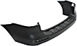 Rear Primed Bumper Cover, Without Parking Aid Sensor Holes, Except ML63 Model