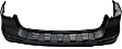 Rear Primed Bumper Cover, With Parking Aid Sensor Holes, Except ML63 Model, CAPA Certified