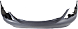 Rear Primed Bumper Cover, Sedan, With Sensor Holes