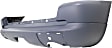 Rear Primed Bumper Cover, For Models With Styling Package (U49), Without Trailer Hitch and Parktronic Holes