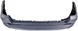 Rear Primed Bumper Cover, For Models With Styling Package (U49), Without Trailer Hitch and Parktronic Holes