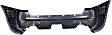 Rear Primed Bumper Cover, For Models With Styling Package (U49), Without Trailer Hitch and Parktronic Holes