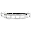 Front Bumper, Chrome, With Fog Light Holes, Without Parking Aid Sensor Holes, Without Mounting Brackets