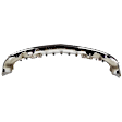 Front Bumper, Chrome, With Fog Light Holes, Without Parking Aid Sensor Holes, Without Mounting Brackets