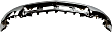 Front Bumper, Chrome, Without Parking Aid Sensor Holes, Without Fog Light Holes, Without Mounting Brackets