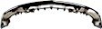 Front Bumper, Chrome, Without Parking Aid Sensor Holes, Without Fog Light Holes, Without Mounting Brackets