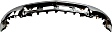 Front Bumper, Chrome, Without Parking Aid Sensor Holes, Without Fog Light Holes, Without Mounting Brackets, CAPA CERTIFIED