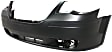 Front Primed Bumper Cover, With Headlight Washer Holes, Without Molding Holes