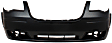 Front Primed Bumper Cover, With Headlight Washer Holes, Without Molding Holes, CAPA Certified