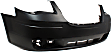 Front Primed Bumper Cover, With Headlight Washer Holes, Without Molding Holes, CAPA Certified