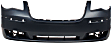 2009 Chrysler Town & Country Touring 6 Cyl 4.0L - Front Primed Bumper Cover, For Models With Chrome Insert