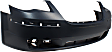 2009 Chrysler Town & Country Touring 6 Cyl 4.0L - Front Primed Bumper Cover, For Models With Chrome Insert