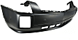 Front Primed Bumper Cover, Base Model, Without Headlamp Washer Holes, For Models Without Sport Package Model