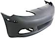 Front Primed Bumper Cover, Without Headlight Washer Holes