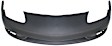 Front Primed Bumper Cover, Without Headlight Washer Holes