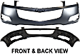 2011 Chevrolet Traverse - Front, Upper Primed Bumper Cover