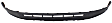 Front, Lower Bumper Cover, Textured, With Air Deflector Provision