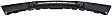 Front, Lower Bumper Cover, Textured, With Air Deflector Provision