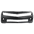 Front Primed Bumper Cover, SS Model, Without Tow Hook Holes, With Fog Light Holes, Without Parking Aid Sensor Holes, CAPA CERTIFIED