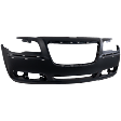 Front Primed Bumper Cover, Sedan, Except SRT-8 Model, Without Parking Aid Sensor Holes, With Adaptive Cruise Control, CAPA Certified