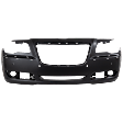 Front Primed Bumper Cover, Sedan, Except SRT-8 Model, With Parking Aid Sensor Holes and Adaptive Cruise Control