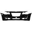 Front Primed Bumper Cover, Sedan, Except SRT-8 Model, With Parking Aid Sensor Holes and Adaptive Cruise Control, CAPA Certified