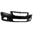 Front Primed Bumper Cover, LT/LTZ Models, 4 Cyl., 1.4L Engine, For Models With RS Appearance Package, CAPA Certified