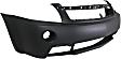 Front Primed Bumper Cover, With Sport Model